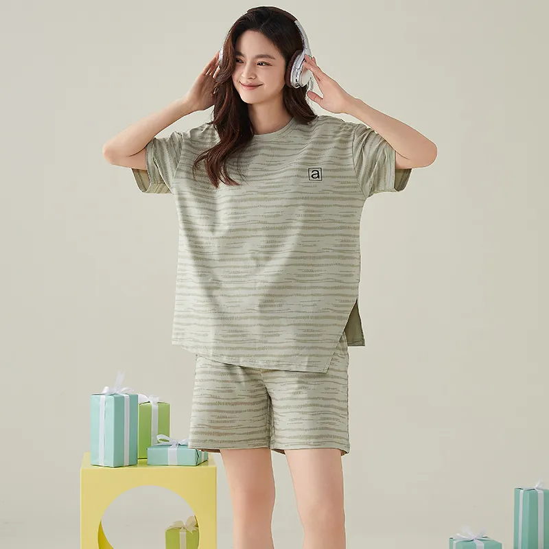 FENTENGCARE Pajama Set Women's Olive-6