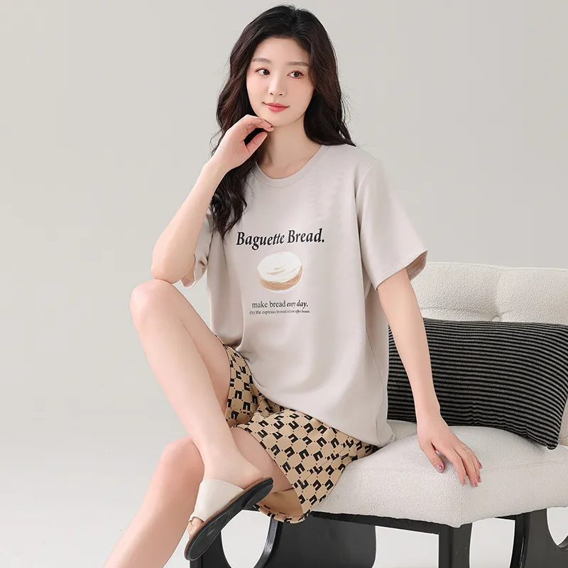 FENTENGCARE Pajama Set Women's White-3