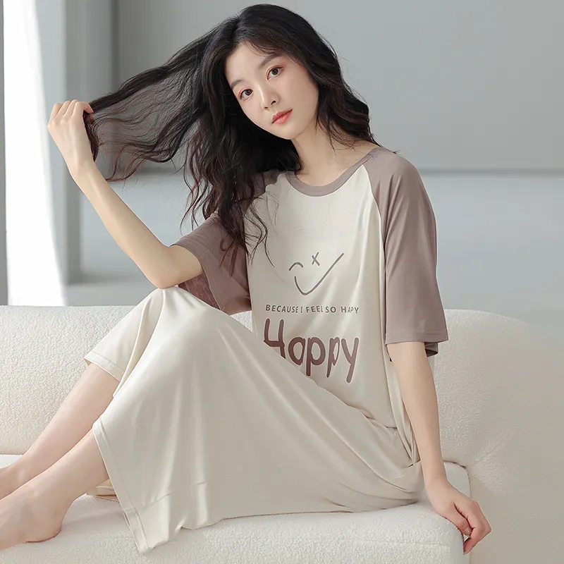 FENTENGCARE Nightgown Women's White-6