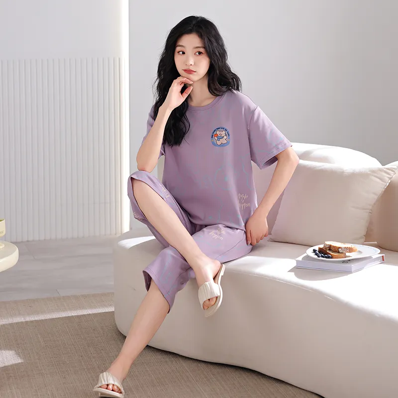 FENTENGCARE Pajama Set Women's Violet-3