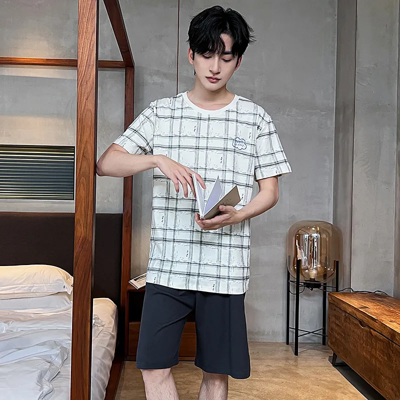 FENTENGCARE Pajama Set Men's Dark Gray-1