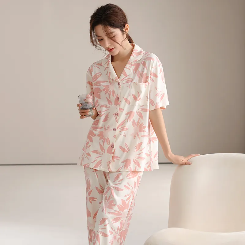 FENTENGCARE Pajama Set Women's Pink-2