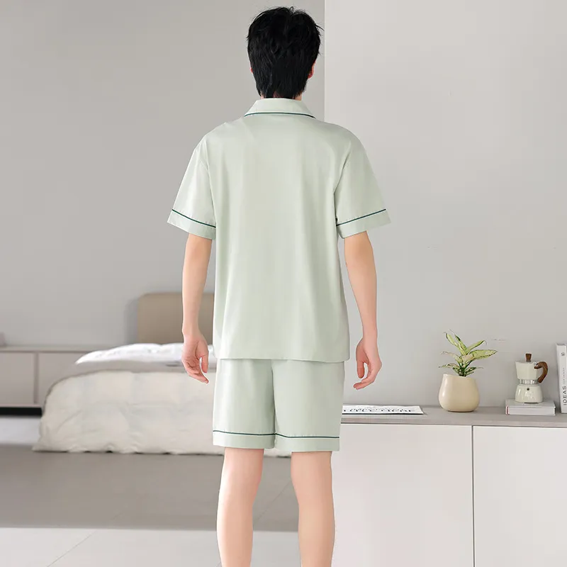 FENTENGCARE Pajama Set Men's Teal-7