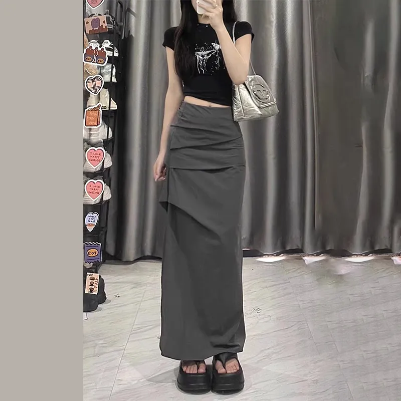 MIMOSA CHUR Casual Long Skirt Women's-7