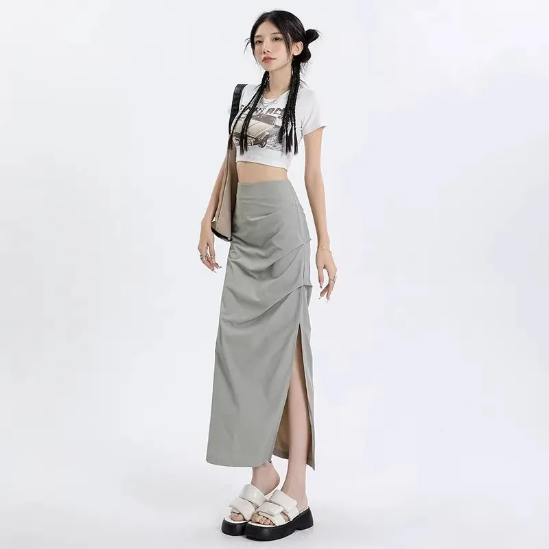 MIMOSA CHUR Casual Long Skirt Women's-3