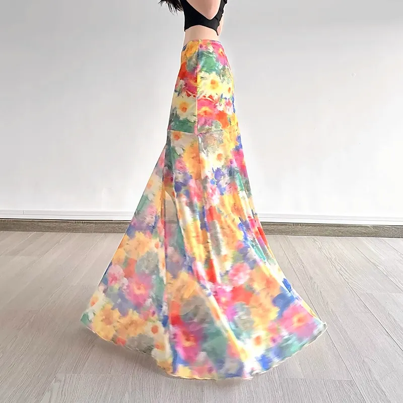 MIMOSA CHUR Casual Long Skirt Women's-3