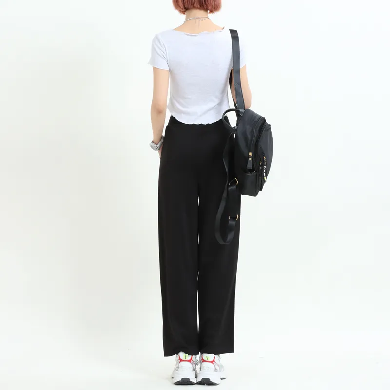 MIMOSA CHUR Casual Pants Women's Black-4