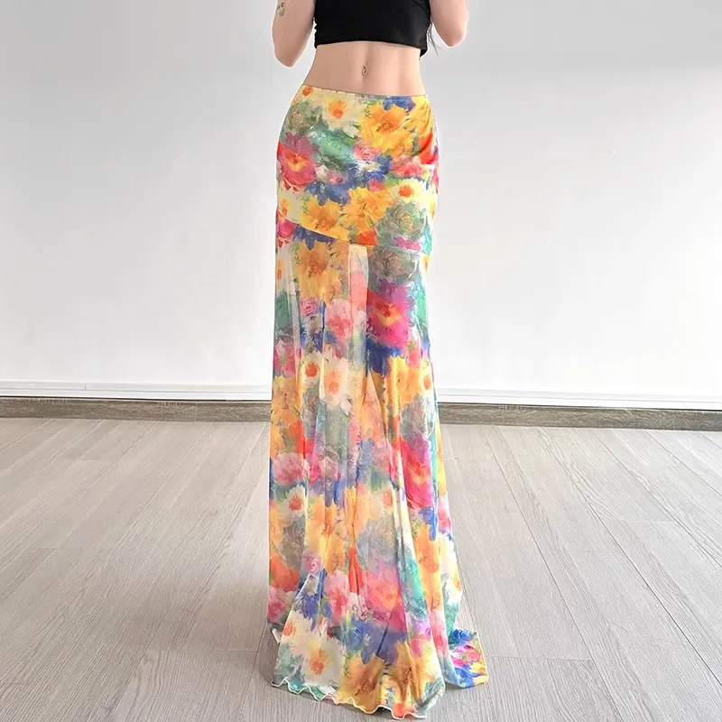 MIMOSA CHUR Casual Long Skirt Women's-1