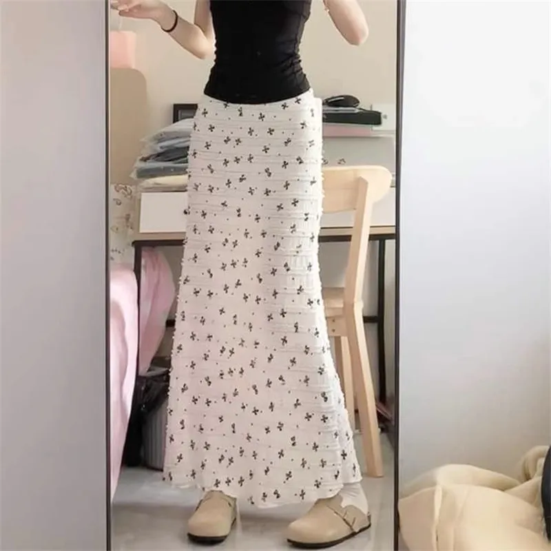 MIMOSA CHUR Casual Long Skirt Women's-4