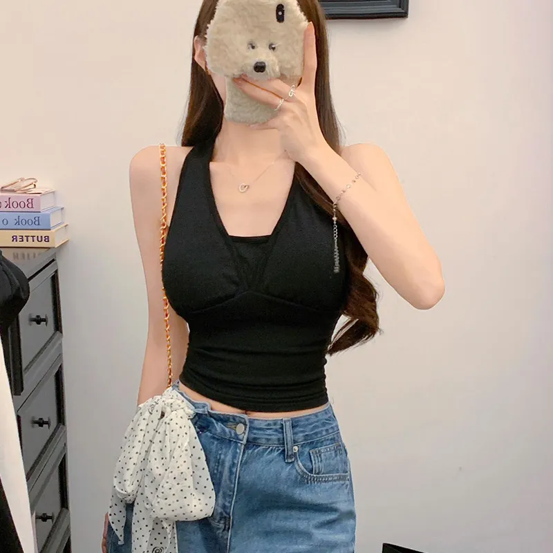 MIMOSA CHUR Tank Tops Women's Black-4