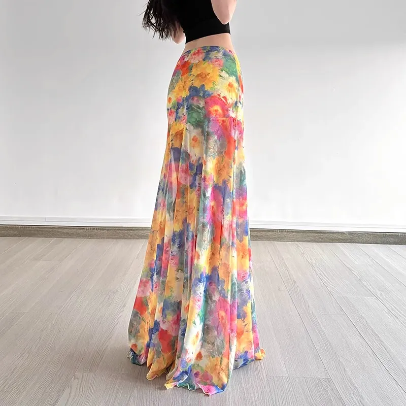 MIMOSA CHUR Casual Long Skirt Women's-4