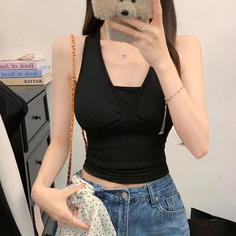 MIMOSA CHUR Tank Tops Women's Black-5