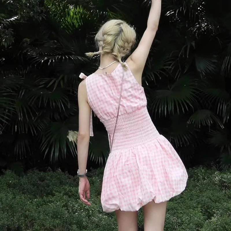MIMOSA CHUR Sleeveless Dress Women's Pink-1