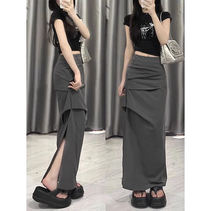 MIMOSA CHUR Casual Long Skirt Women's-9