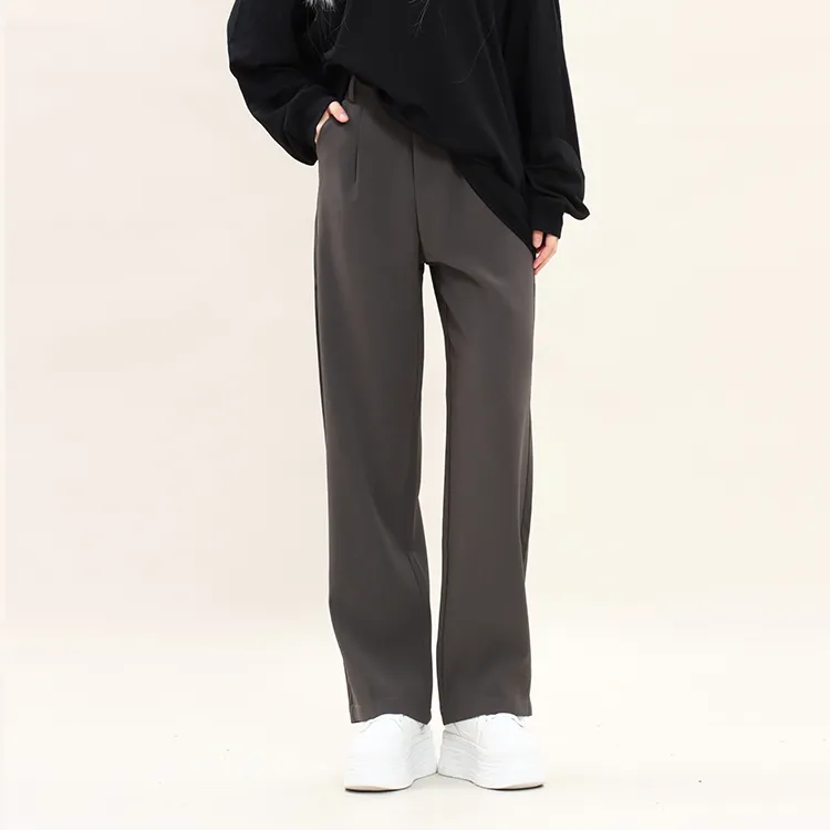 MIMOSA CHUR Casual Pants Women's Gray-3