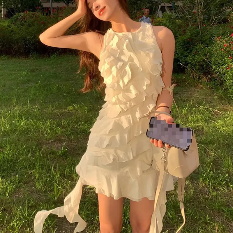 MIMOSA CHUR Sleeveless Dress Women's Image Color-2