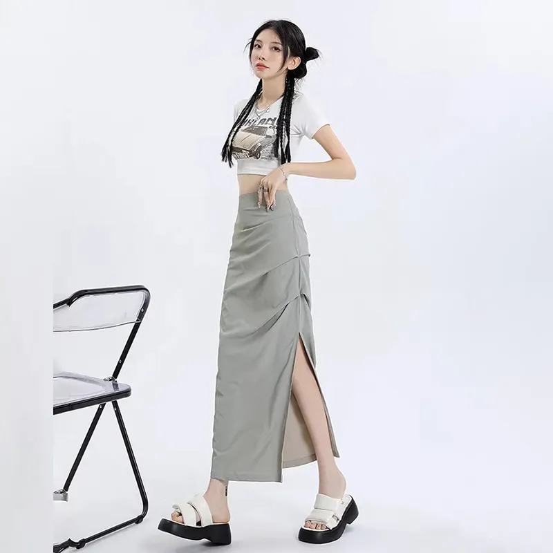 MIMOSA CHUR Casual Long Skirt Women's-2