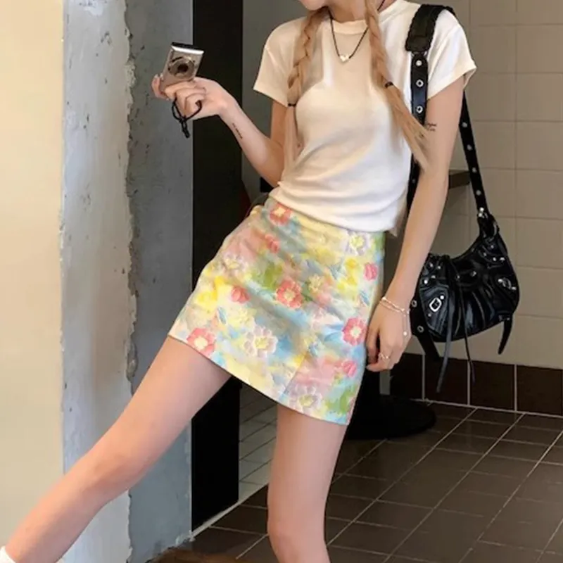 MIMOSA CHUR Casual Short Skirts Women's-5
