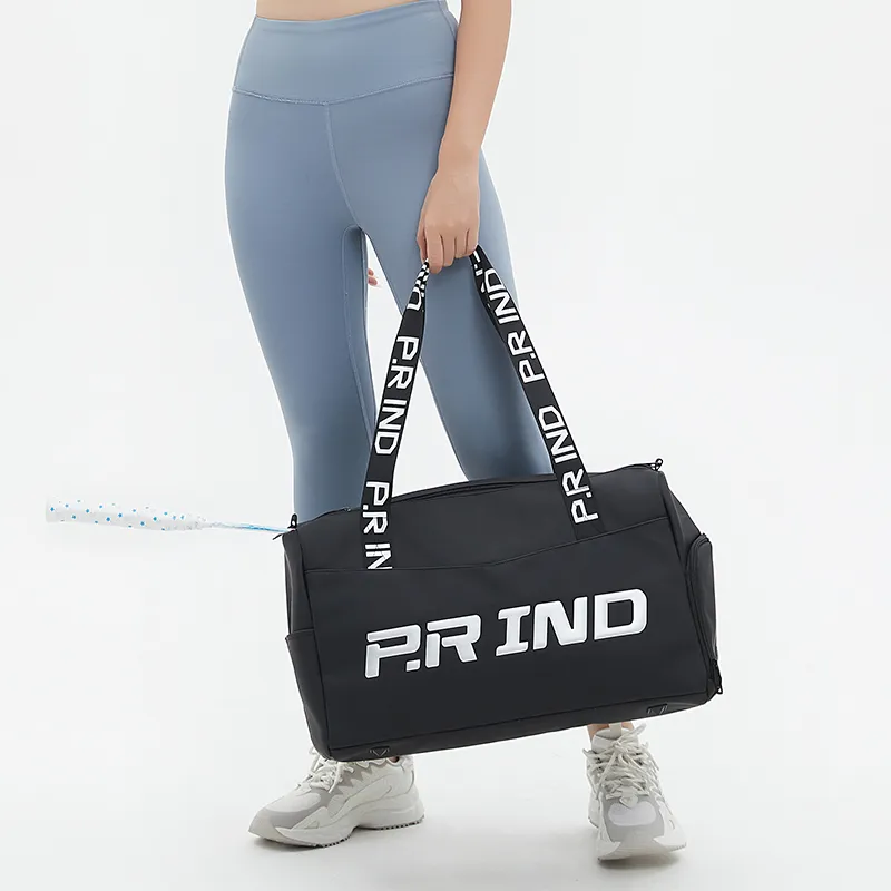 P.R IND Badminton Racket Bags 3 Pcs Fashion Trend Shoulder Bag Unisex Independent Shoe Compartment-7