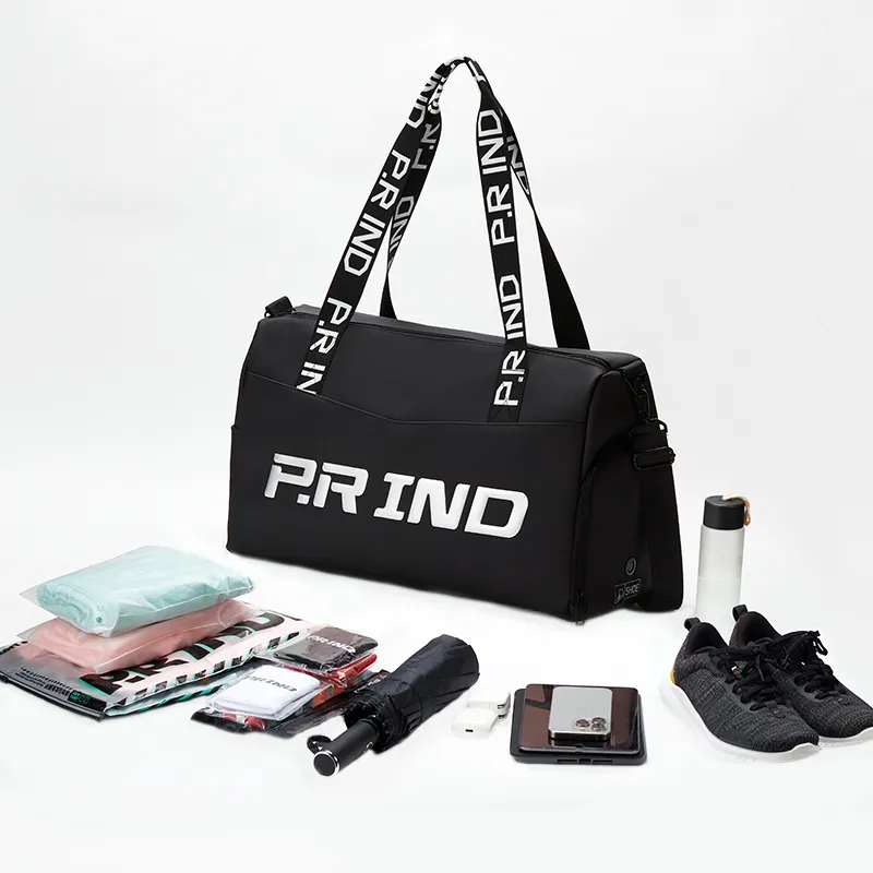 P.R IND Badminton Racket Bags 3 Pcs Fashion Trend Shoulder Bag Unisex Independent Shoe Compartment-6