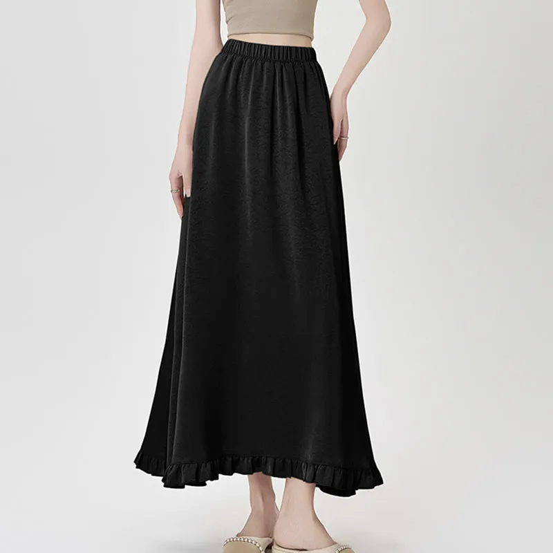 MISS VIGOR Casual Long Skirt Women's-1