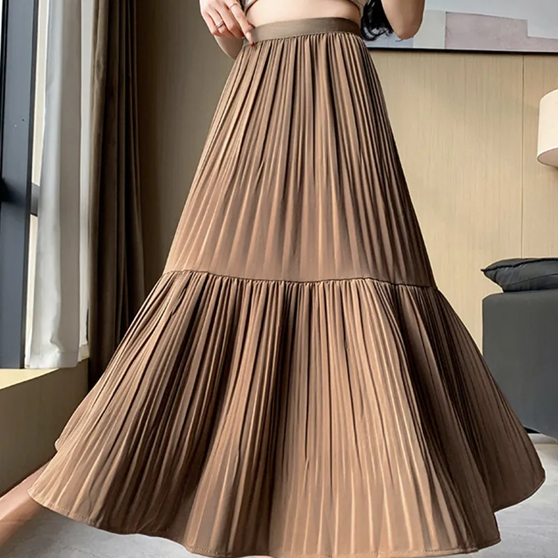 MISS VIGOR Casual Long Skirt Women's-14