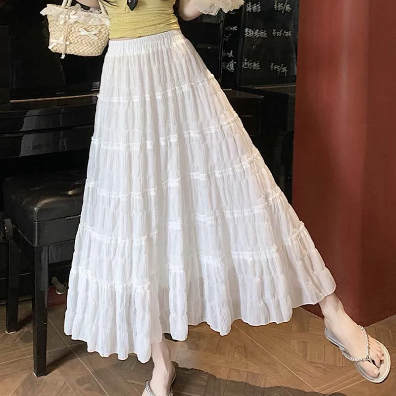 MISS VIGOR Casual Long Skirt Women's-1