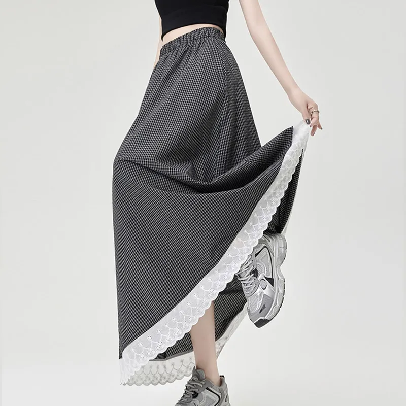 MISS VIGOR Casual Long Skirt Women's-1