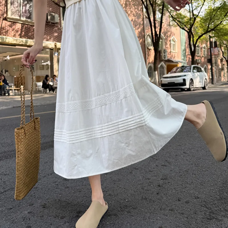 MISS VIGOR Casual Long Skirt Women's-3