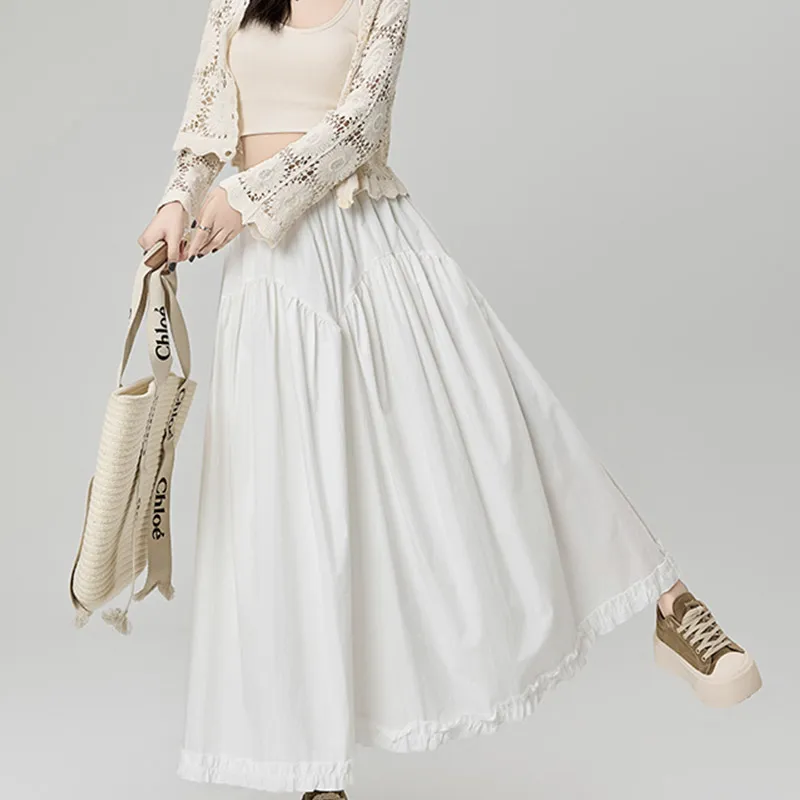 MISS VIGOR Casual Long Skirt Women's-3