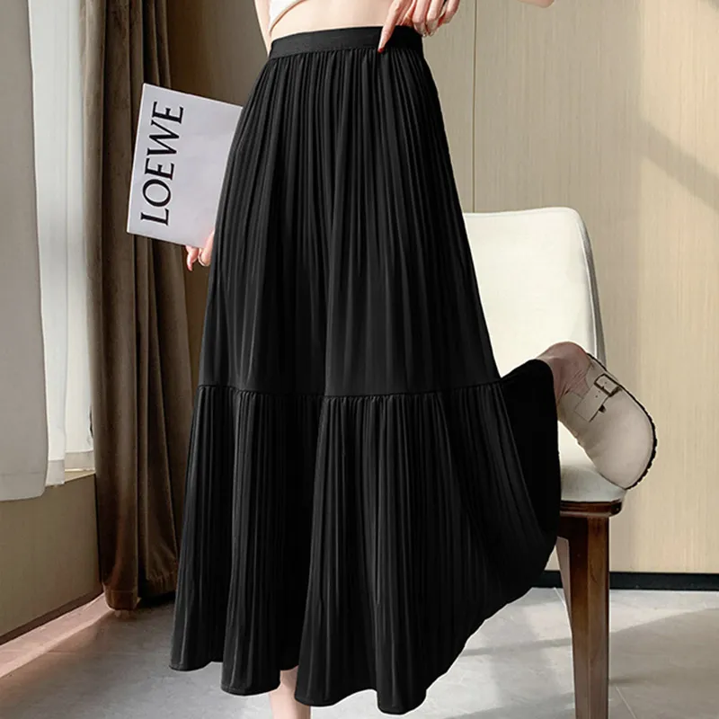 MISS VIGOR Casual Long Skirt Women's-19