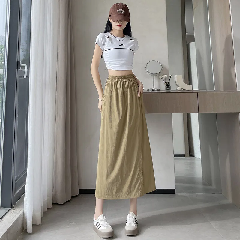 MISS VIGOR Casual Long Skirt Women's-2