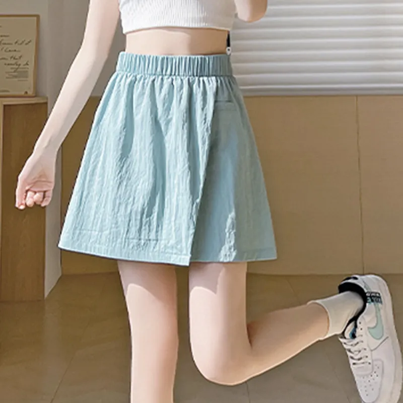 MISS VIGOR Casual Short Skirts Women's-13