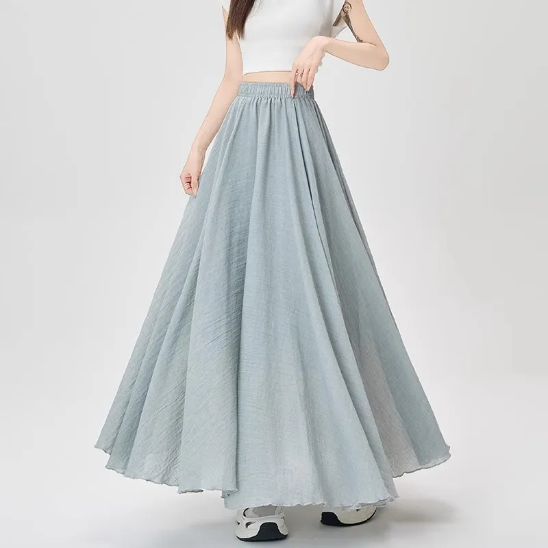 MISS VIGOR Casual Long Skirt Women's-13