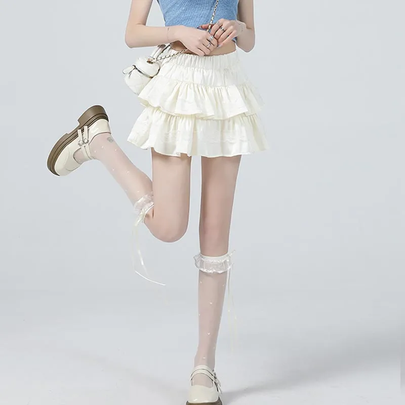 MISS VIGOR Casual Short Skirts Women's-2