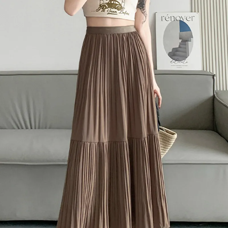 MISS VIGOR Casual Long Skirt Women's-13