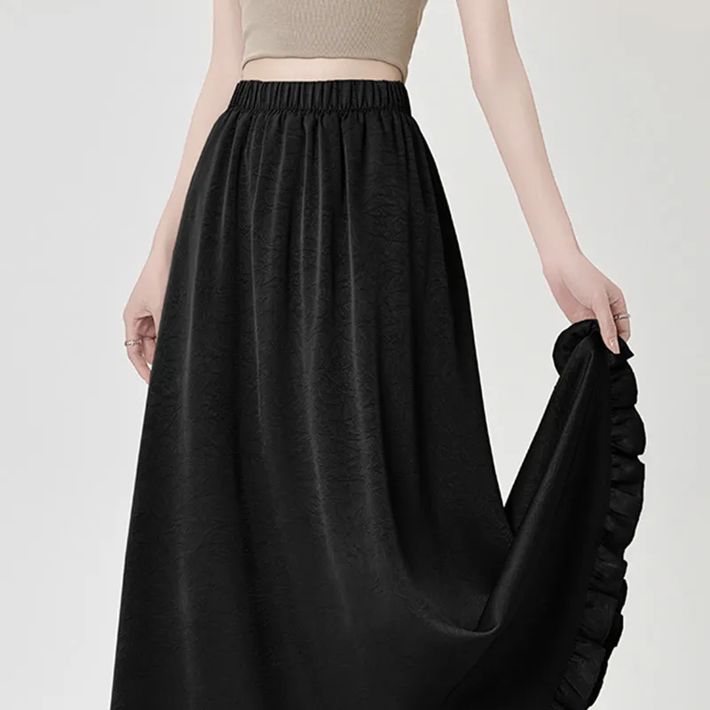 MISS VIGOR Casual Long Skirt Women's-3