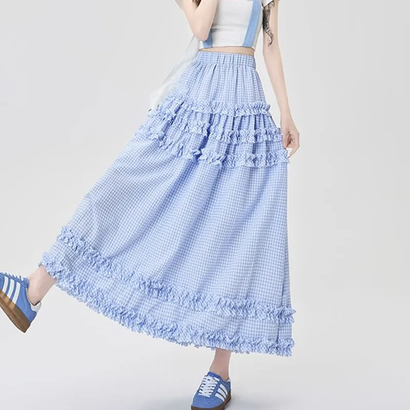 MISS VIGOR Casual Long Skirt Women's-2