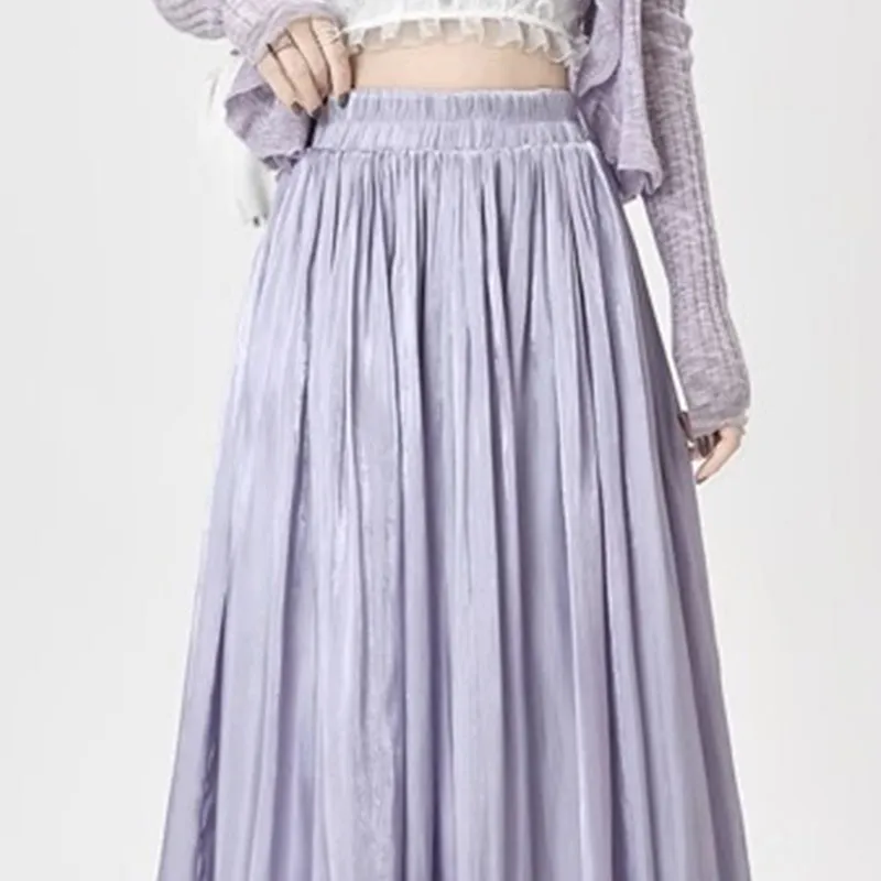 MISS VIGOR Casual Long Skirt Women's-3