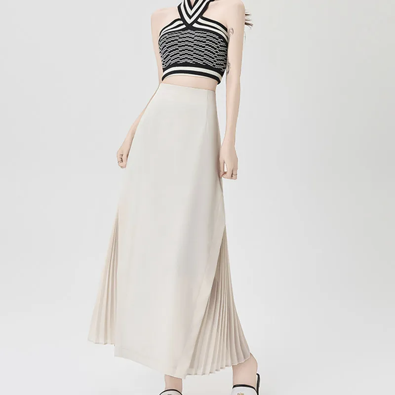 MISS VIGOR Casual Long Skirt Women's-13