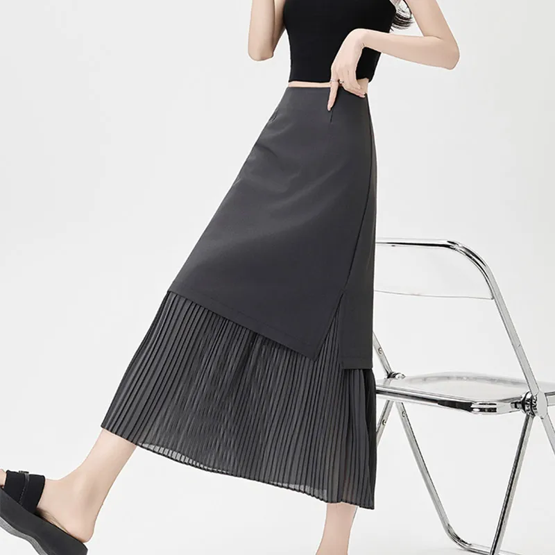 MISS VIGOR Casual Long Skirt Women's-13
