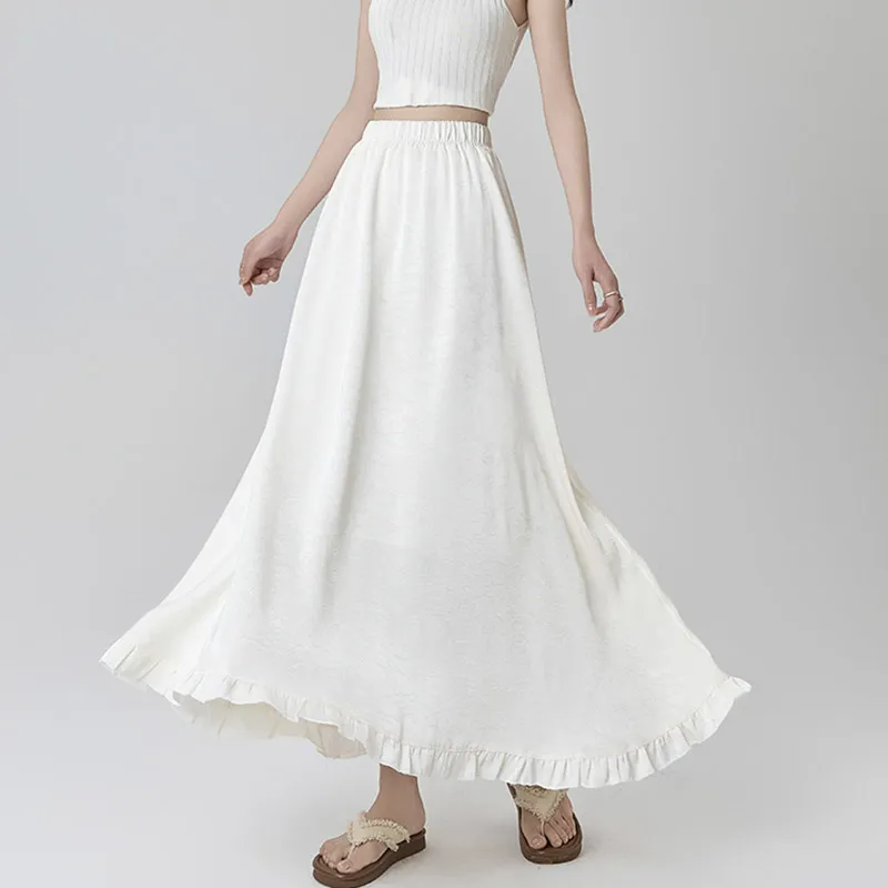 MISS VIGOR Casual Long Skirt Women's-8