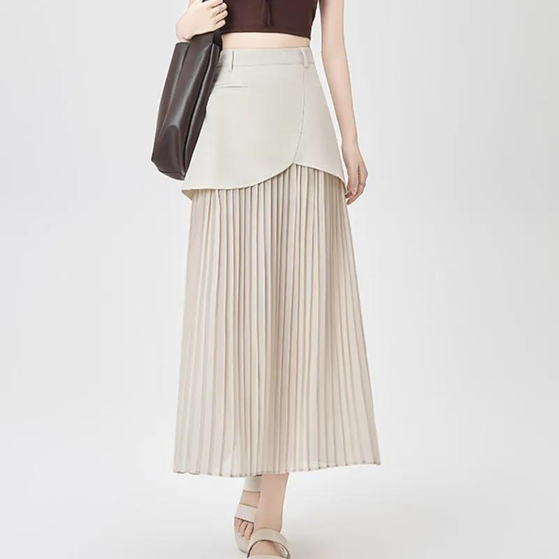 MISS VIGOR Casual Long Skirt Women's-11