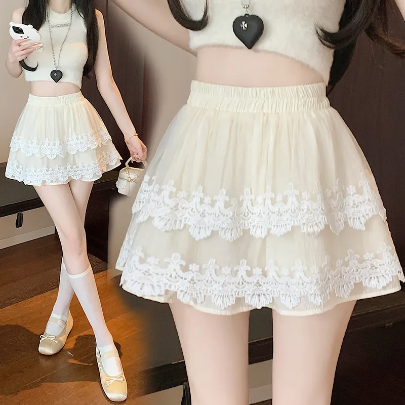 MISS VIGOR Casual Short Skirts Women's-3