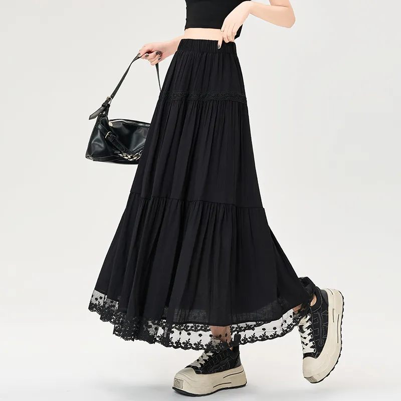 MISS VIGOR Casual Long Skirt Women's-4