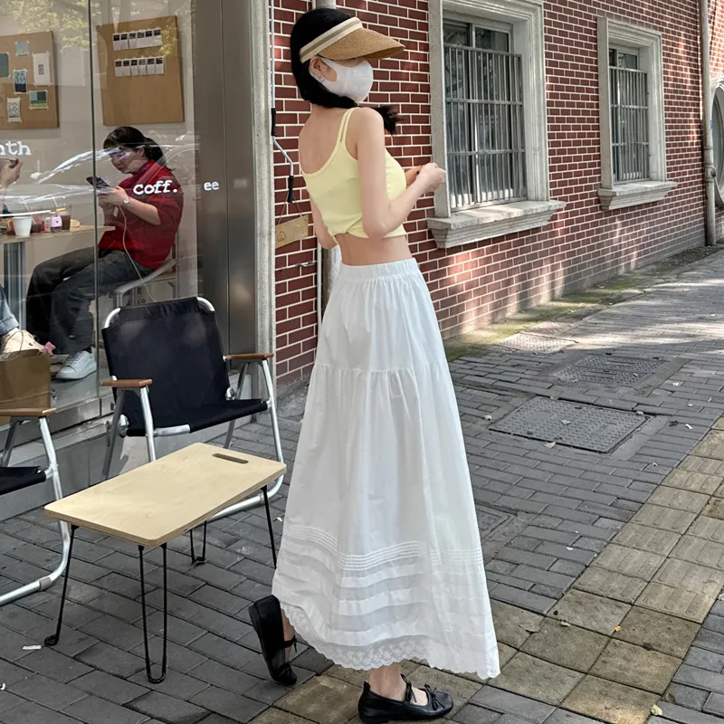 MISS VIGOR Casual Long Skirt Women's-3