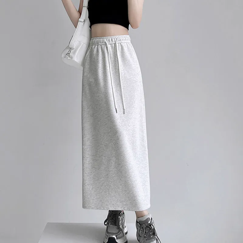MISS VIGOR Casual Long Skirt Women's-1