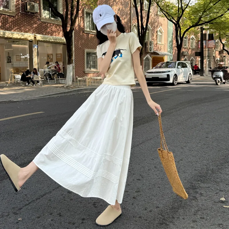 MISS VIGOR Casual Long Skirt Women's-2