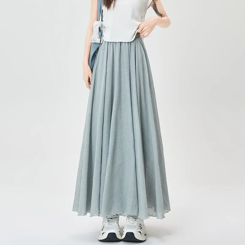 MISS VIGOR Casual Long Skirt Women's-12