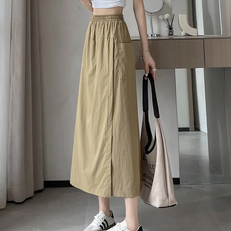 MISS VIGOR Casual Long Skirt Women's-4